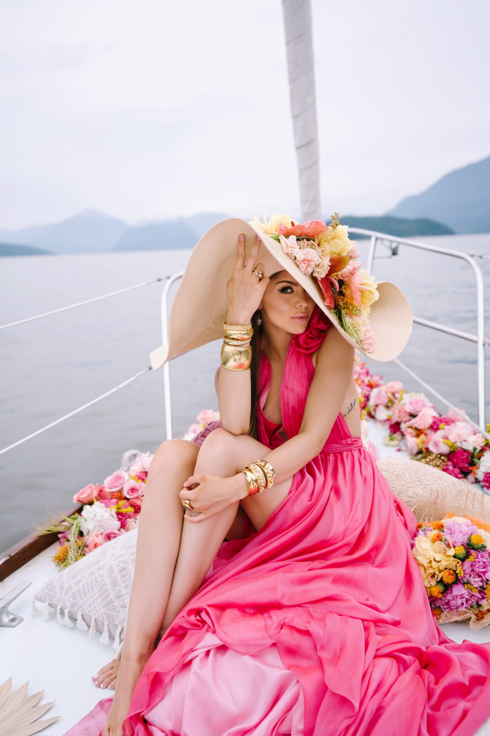 Sunset in San Tropez: A WedLuxe Magazine Featured Styled Shoot
