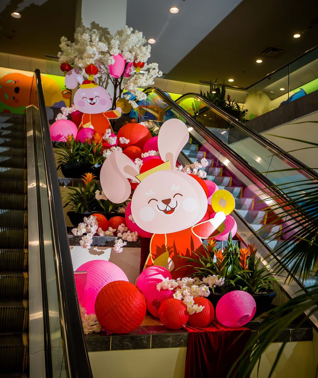 Chinese New Year of the Rabbit Designs at Royal Centre Mall